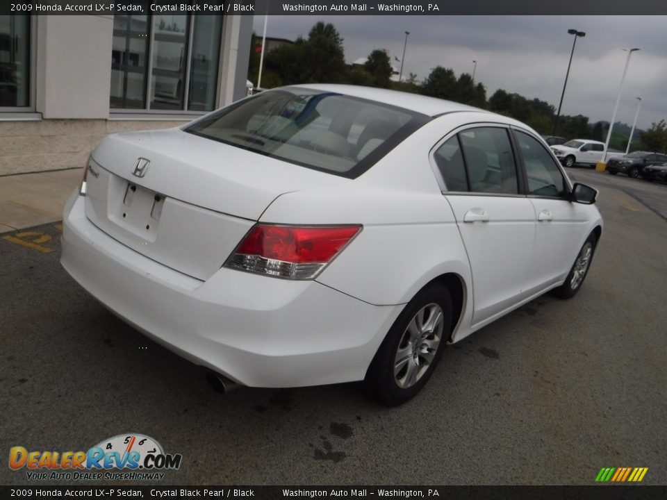 2009 Honda Accord LX-P Sedan Crystal Black Pearl / Black Photo #10