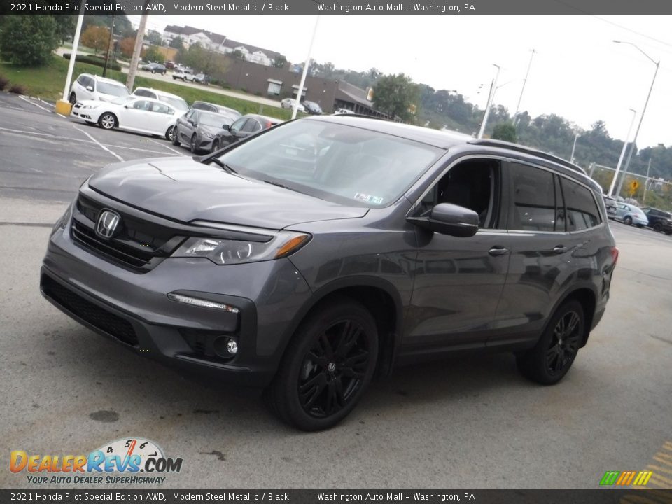 2021 Honda Pilot Special Edition AWD Modern Steel Metallic / Black Photo #5