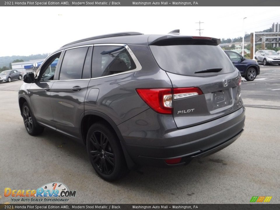 2021 Honda Pilot Special Edition AWD Modern Steel Metallic / Black Photo #8