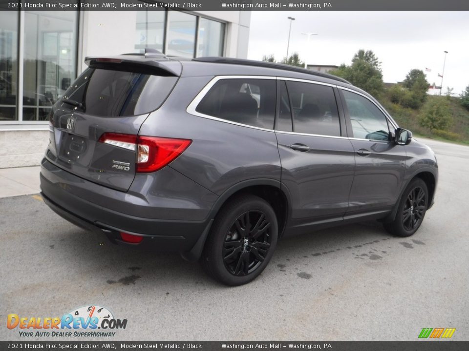 2021 Honda Pilot Special Edition AWD Modern Steel Metallic / Black Photo #9