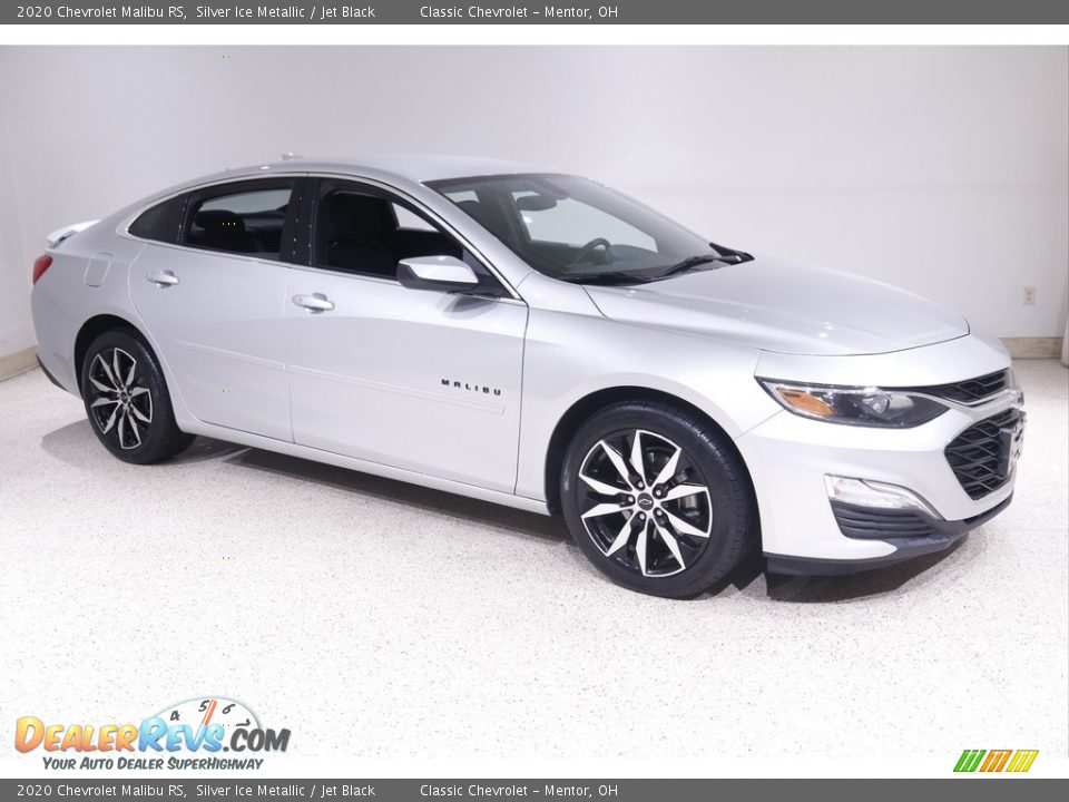 2020 Chevrolet Malibu RS Silver Ice Metallic / Jet Black Photo #1