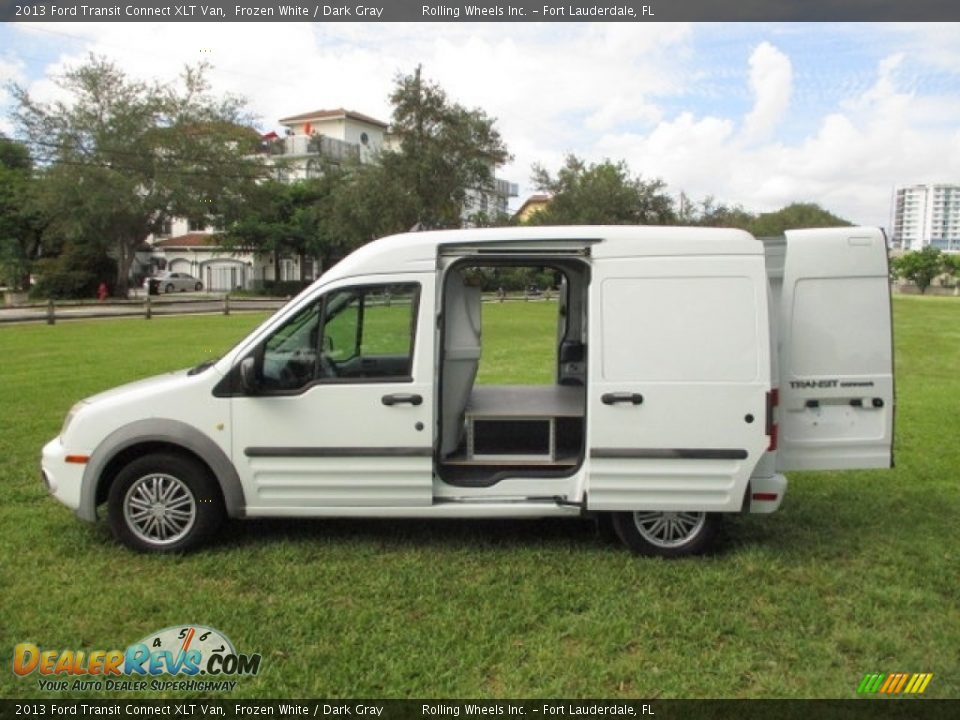 2013 Ford Transit Connect XLT Van Frozen White / Dark Gray Photo #1