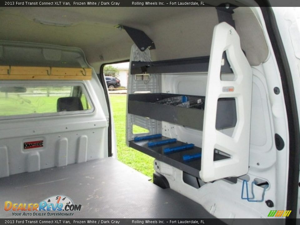 2013 Ford Transit Connect XLT Van Frozen White / Dark Gray Photo #4