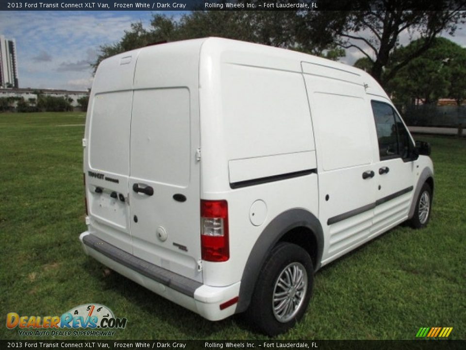 2013 Ford Transit Connect XLT Van Frozen White / Dark Gray Photo #5
