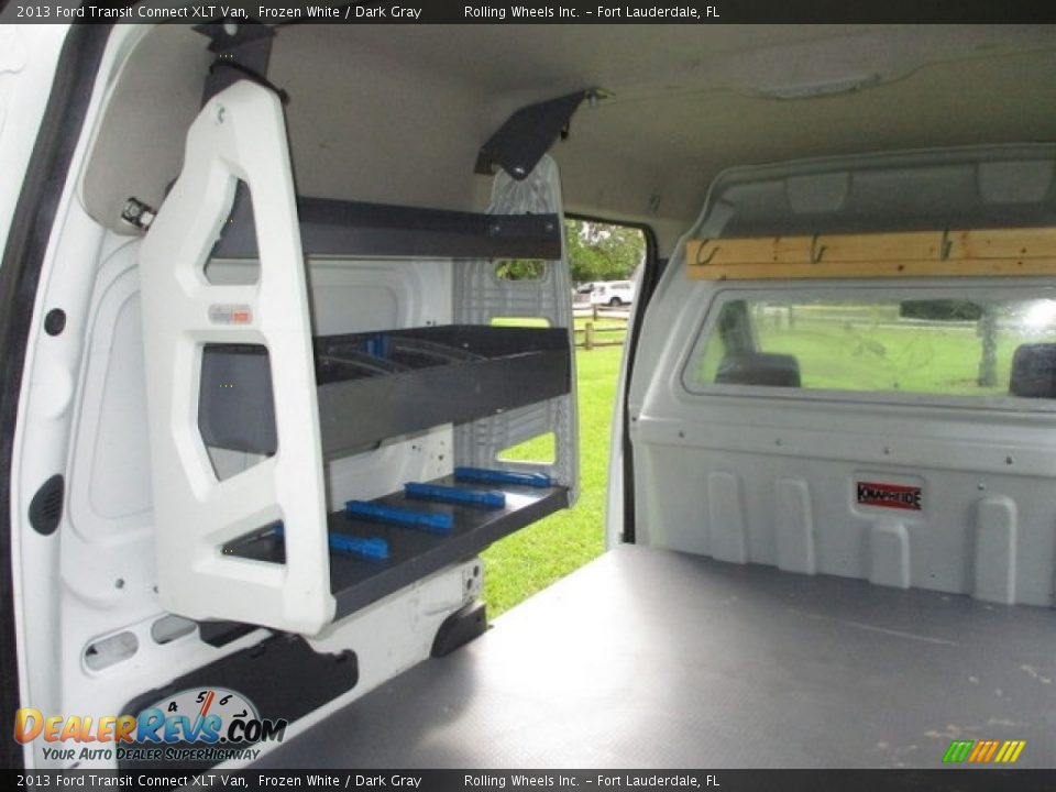 2013 Ford Transit Connect XLT Van Frozen White / Dark Gray Photo #6