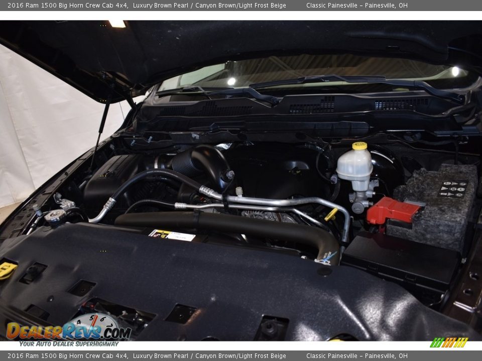 2016 Ram 1500 Big Horn Crew Cab 4x4 Luxury Brown Pearl / Canyon Brown/Light Frost Beige Photo #6