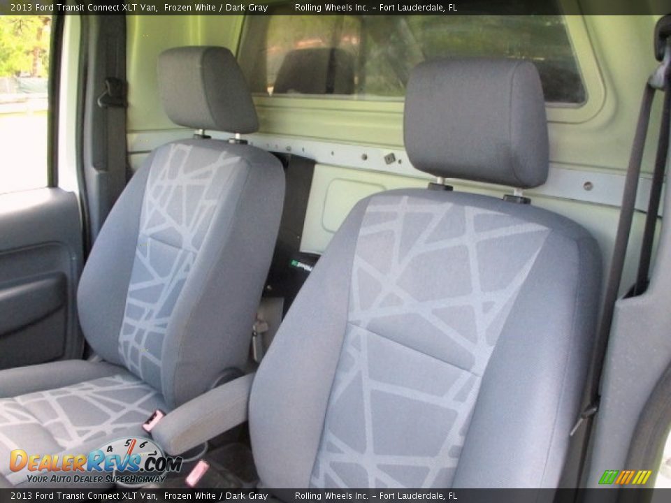 2013 Ford Transit Connect XLT Van Frozen White / Dark Gray Photo #8