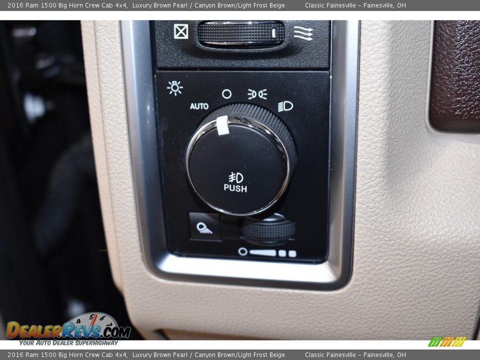 2016 Ram 1500 Big Horn Crew Cab 4x4 Luxury Brown Pearl / Canyon Brown/Light Frost Beige Photo #11