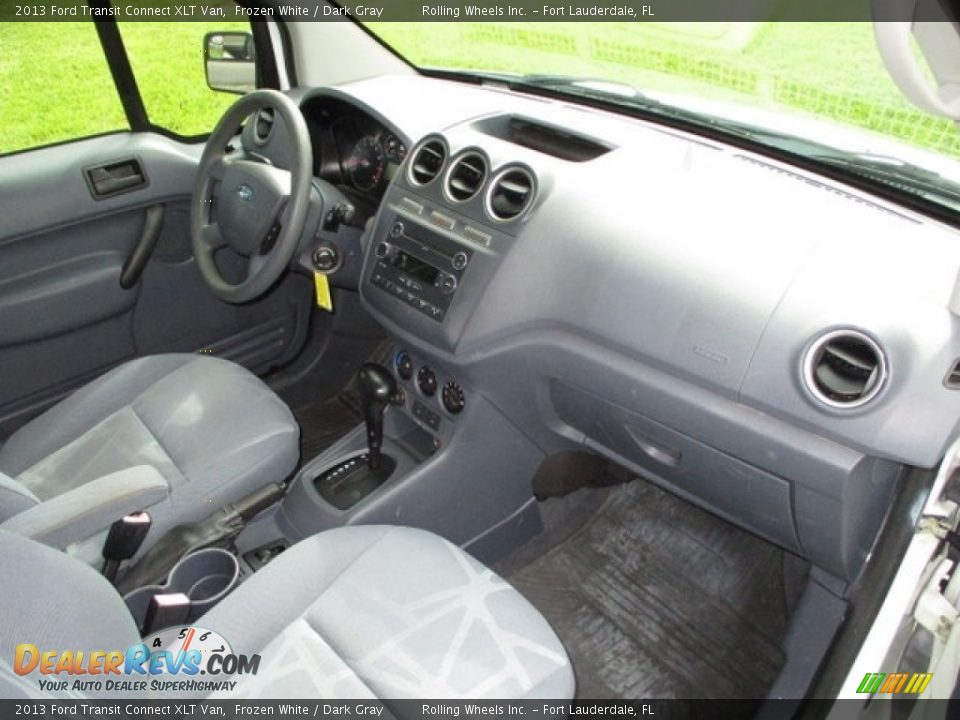 2013 Ford Transit Connect XLT Van Frozen White / Dark Gray Photo #11