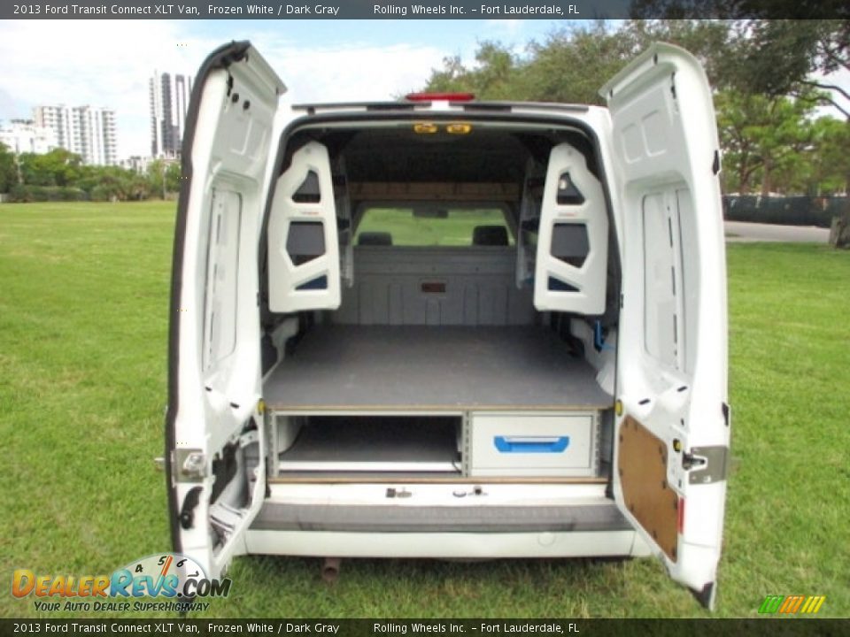 2013 Ford Transit Connect XLT Van Frozen White / Dark Gray Photo #12