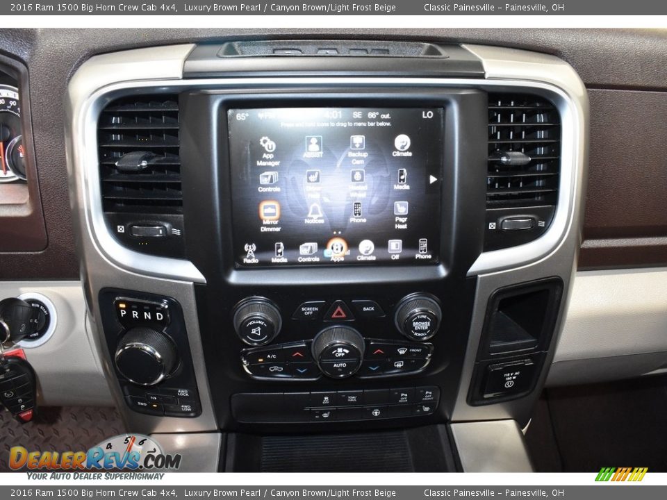 2016 Ram 1500 Big Horn Crew Cab 4x4 Luxury Brown Pearl / Canyon Brown/Light Frost Beige Photo #13
