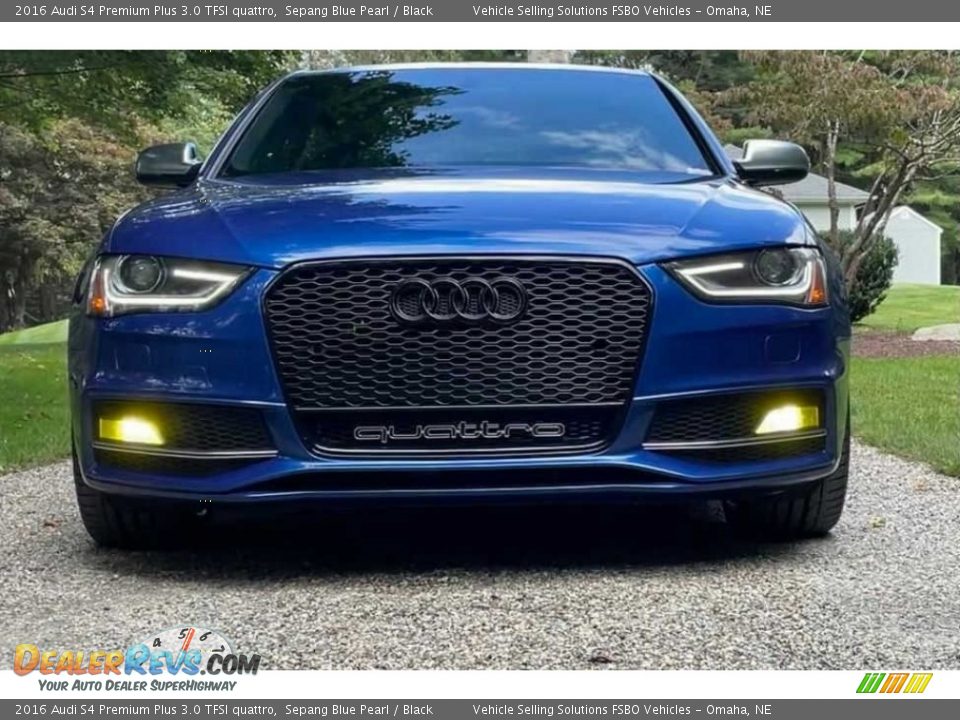 2016 Audi S4 Premium Plus 3.0 TFSI quattro Sepang Blue Pearl / Black Photo #14