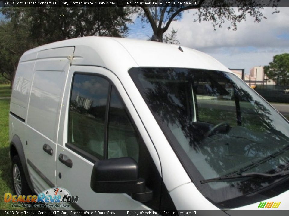 2013 Ford Transit Connect XLT Van Frozen White / Dark Gray Photo #15