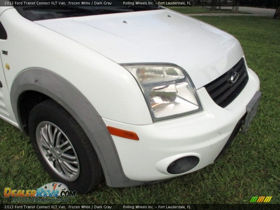 2013 Ford Transit Connect XLT Van Frozen White / Dark Gray Photo #17