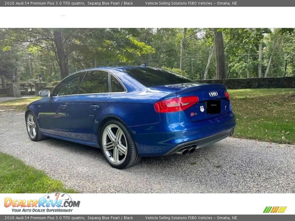 2016 Audi S4 Premium Plus 3.0 TFSI quattro Sepang Blue Pearl / Black Photo #18