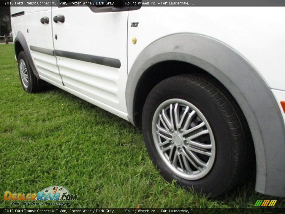 2013 Ford Transit Connect XLT Van Frozen White / Dark Gray Photo #19