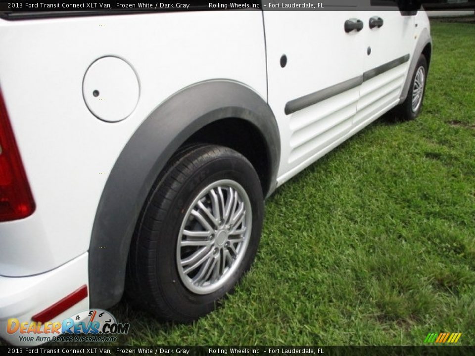 2013 Ford Transit Connect XLT Van Frozen White / Dark Gray Photo #23