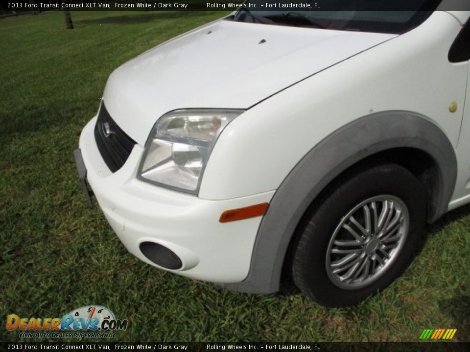 2013 Ford Transit Connect XLT Van Frozen White / Dark Gray Photo #26