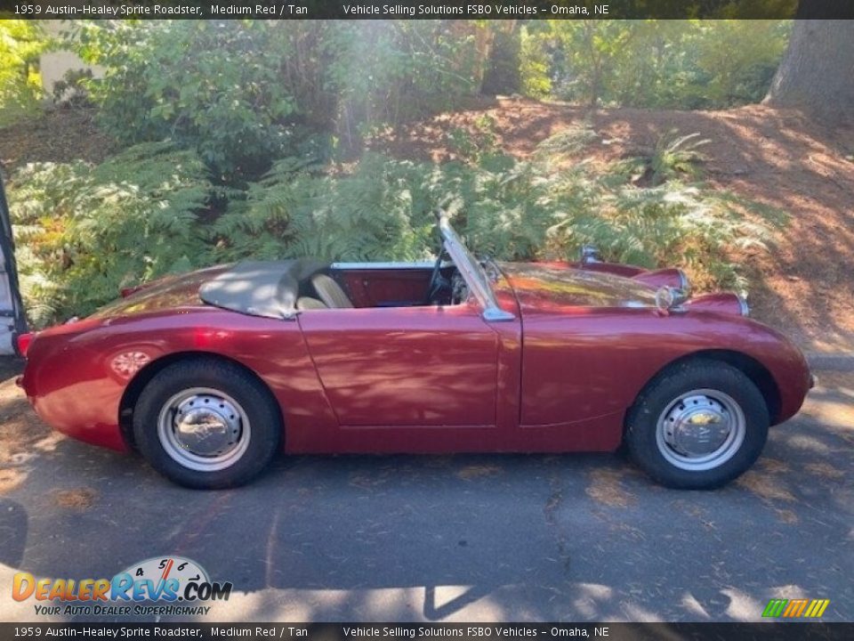 Medium Red 1959 Austin-Healey Sprite Roadster Photo #1