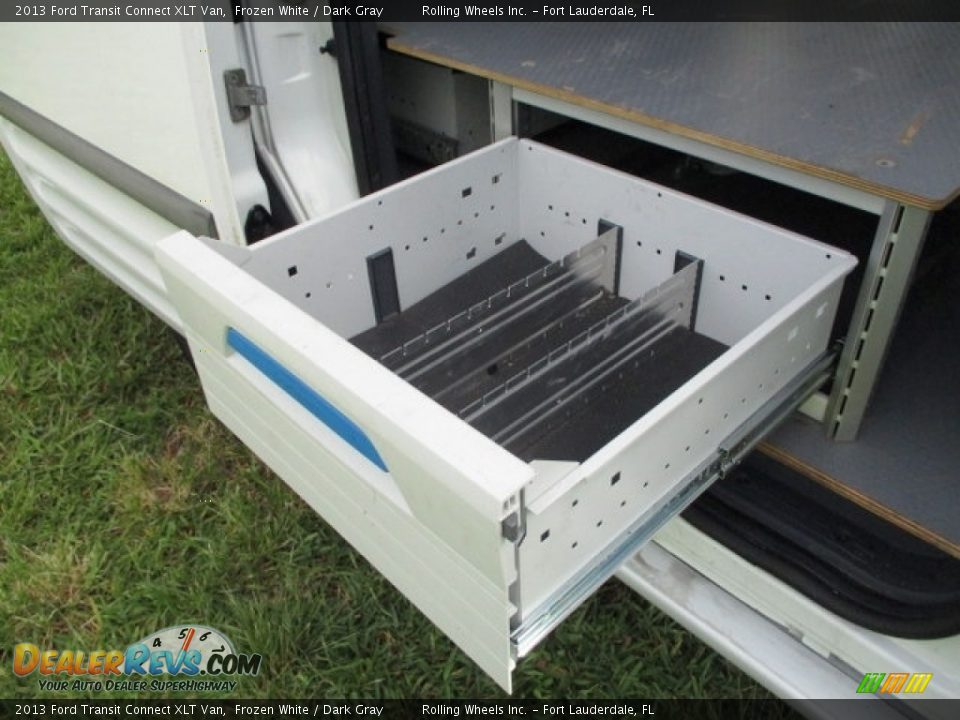 2013 Ford Transit Connect XLT Van Frozen White / Dark Gray Photo #27