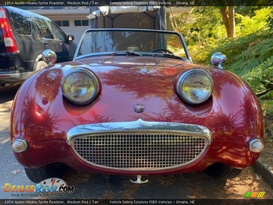 Medium Red 1959 Austin-Healey Sprite Roadster Photo #2