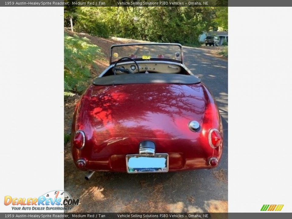 1959 Austin-Healey Sprite Roadster Medium Red / Tan Photo #3