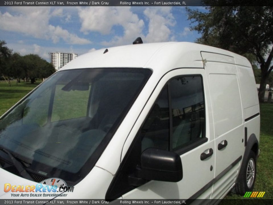 2013 Ford Transit Connect XLT Van Frozen White / Dark Gray Photo #29