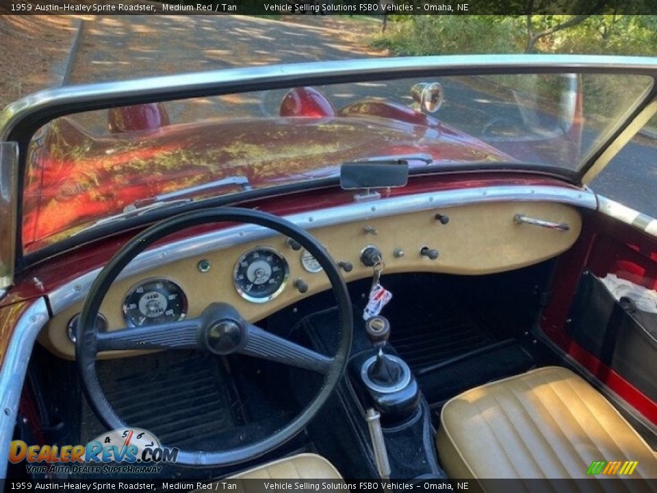 Tan Interior - 1959 Austin-Healey Sprite Roadster Photo #5