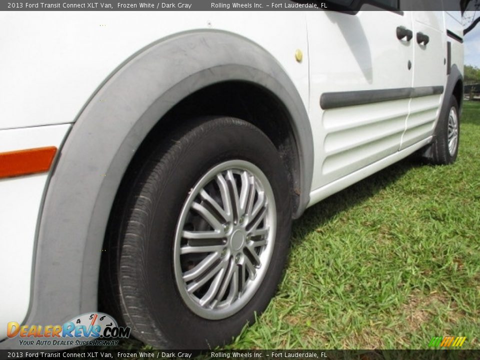 2013 Ford Transit Connect XLT Van Frozen White / Dark Gray Photo #31