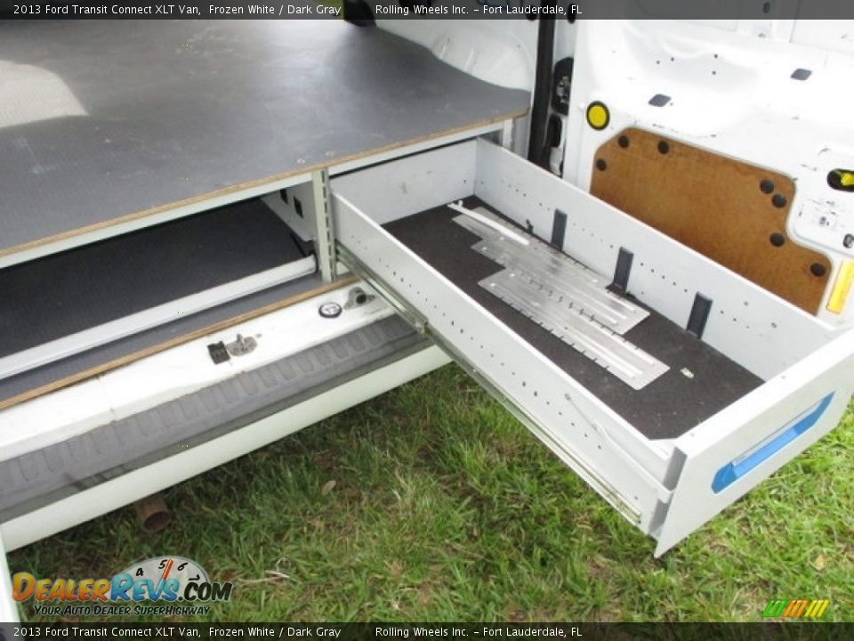 2013 Ford Transit Connect XLT Van Frozen White / Dark Gray Photo #32