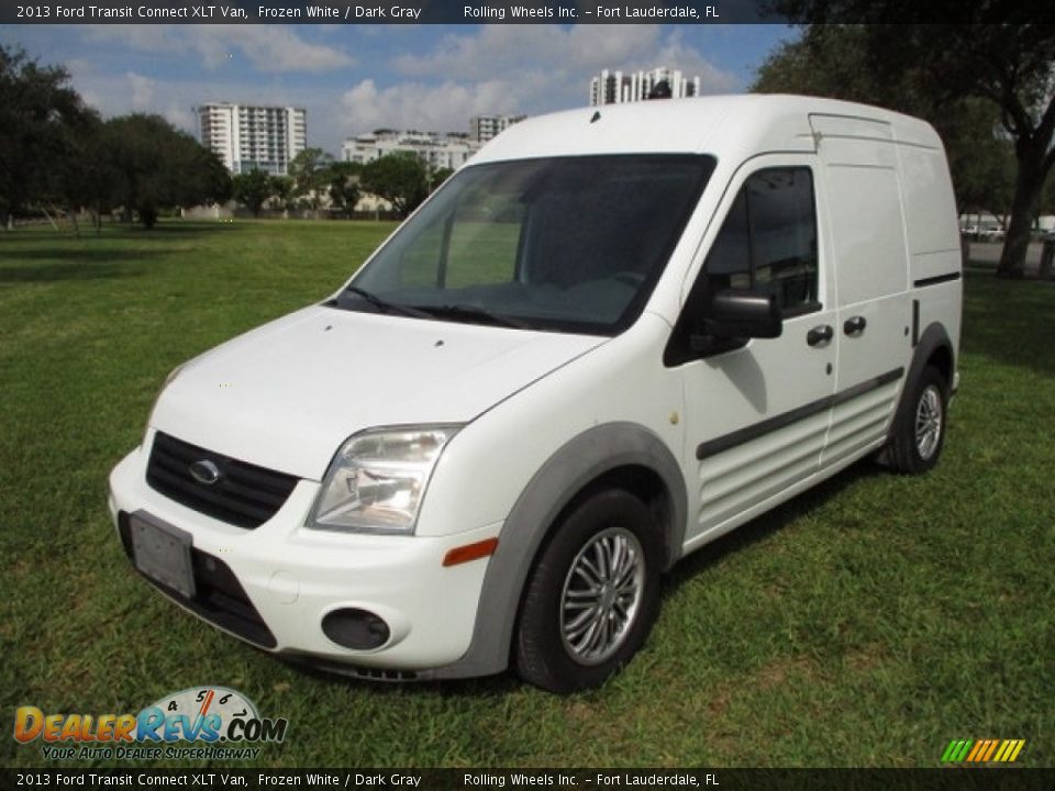 2013 Ford Transit Connect XLT Van Frozen White / Dark Gray Photo #33