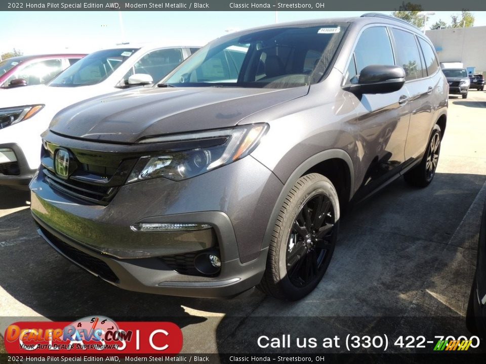 2022 Honda Pilot Special Edition AWD Modern Steel Metallic / Black Photo #1