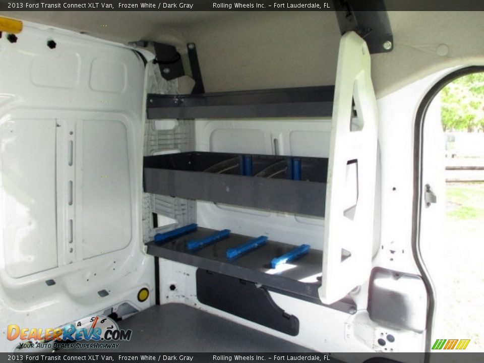 2013 Ford Transit Connect XLT Van Frozen White / Dark Gray Photo #36