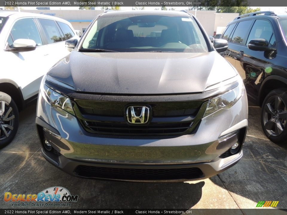 2022 Honda Pilot Special Edition AWD Modern Steel Metallic / Black Photo #2