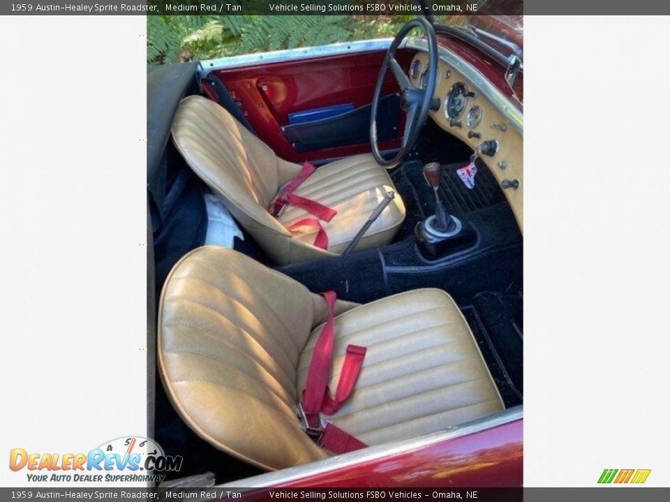 Front Seat of 1959 Austin-Healey Sprite Roadster Photo #11