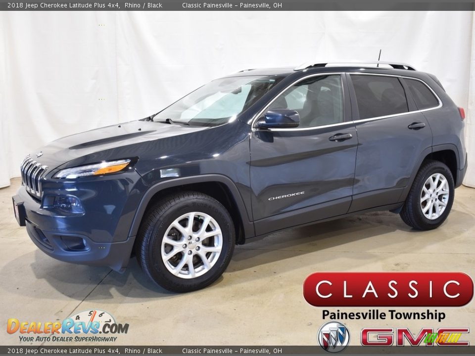 2018 Jeep Cherokee Latitude Plus 4x4 Rhino / Black Photo #1