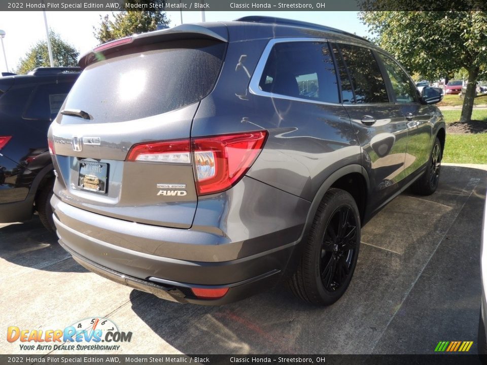 2022 Honda Pilot Special Edition AWD Modern Steel Metallic / Black Photo #4