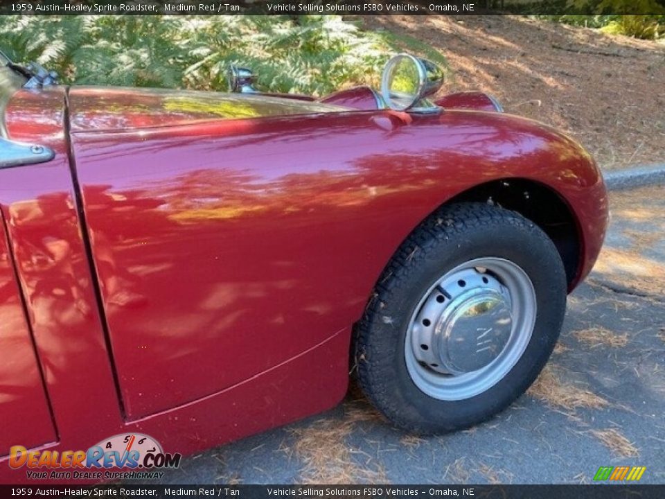 1959 Austin-Healey Sprite Roadster Medium Red / Tan Photo #17