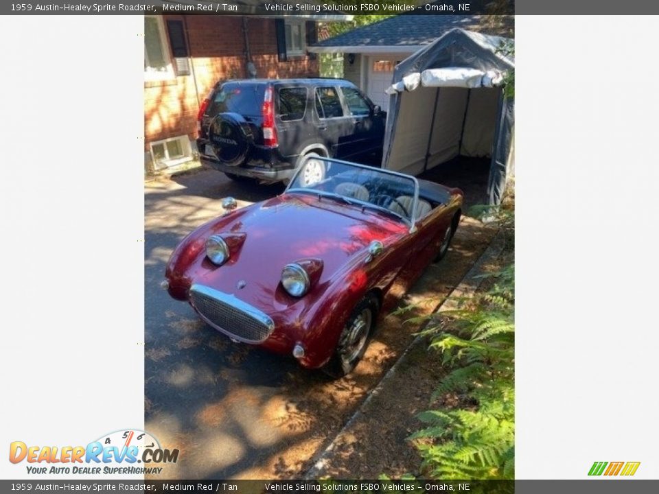 1959 Austin-Healey Sprite Roadster Medium Red / Tan Photo #19