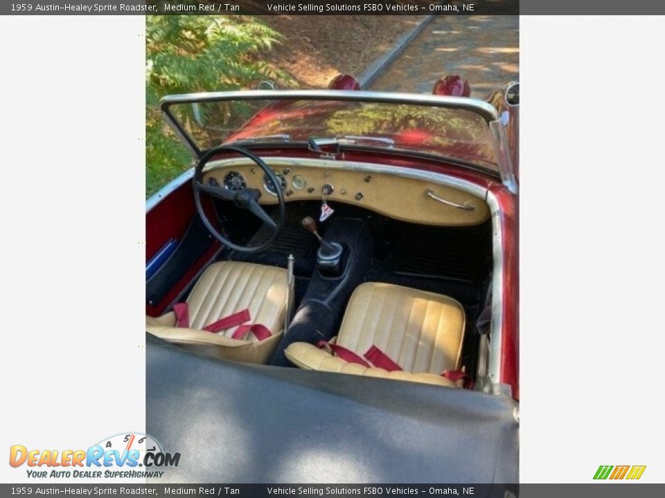 Front Seat of 1959 Austin-Healey Sprite Roadster Photo #20