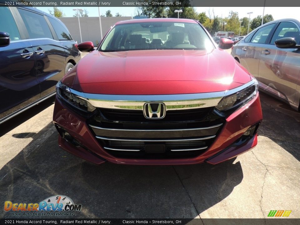 2021 Honda Accord Touring Radiant Red Metallic / Ivory Photo #2