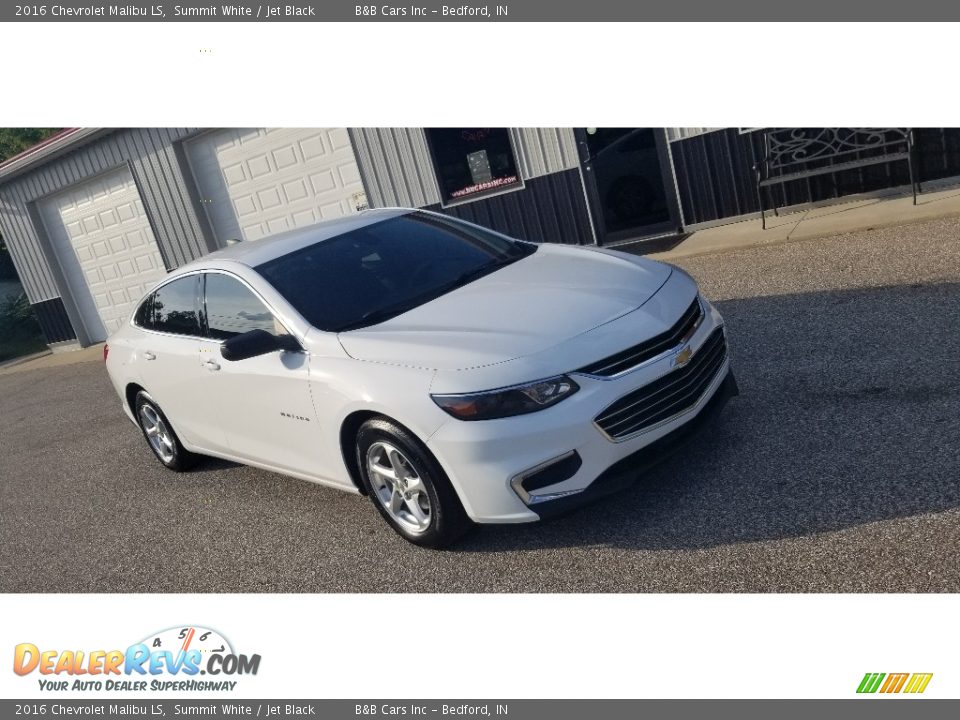 2016 Chevrolet Malibu LS Summit White / Jet Black Photo #2