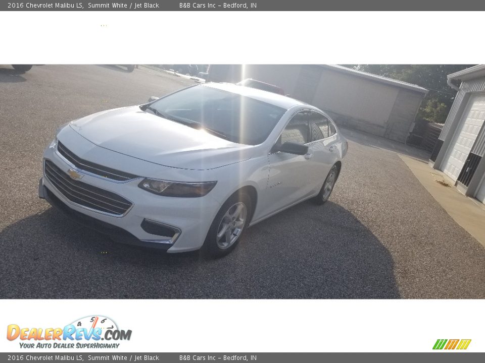 2016 Chevrolet Malibu LS Summit White / Jet Black Photo #4