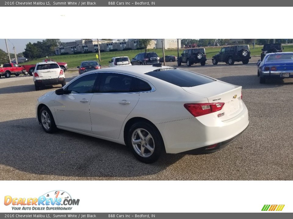 2016 Chevrolet Malibu LS Summit White / Jet Black Photo #6