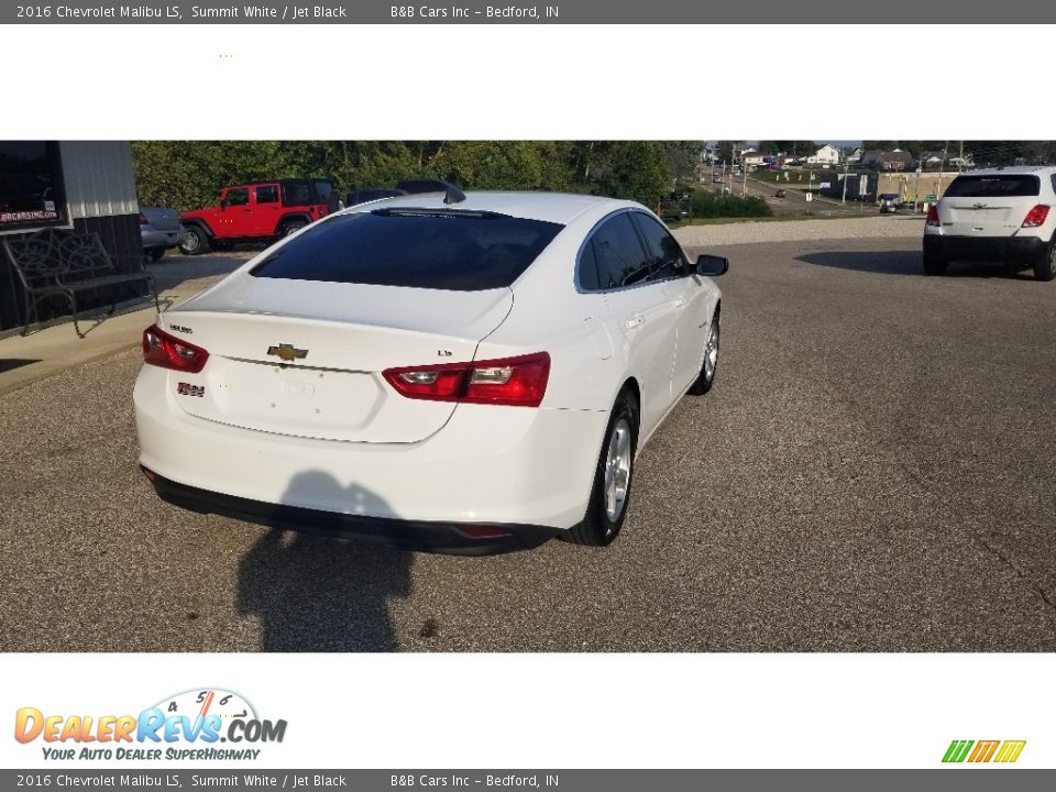 2016 Chevrolet Malibu LS Summit White / Jet Black Photo #8