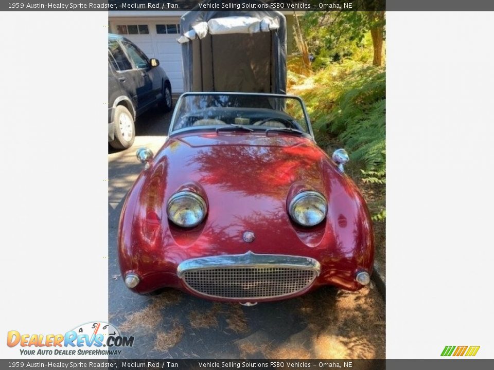 1959 Austin-Healey Sprite Roadster Medium Red / Tan Photo #30