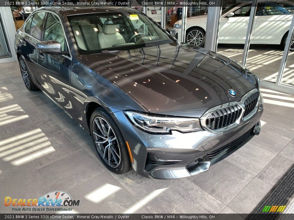 2021 BMW 3 Series 330i xDrive Sedan Mineral Gray Metallic / Oyster Photo #1