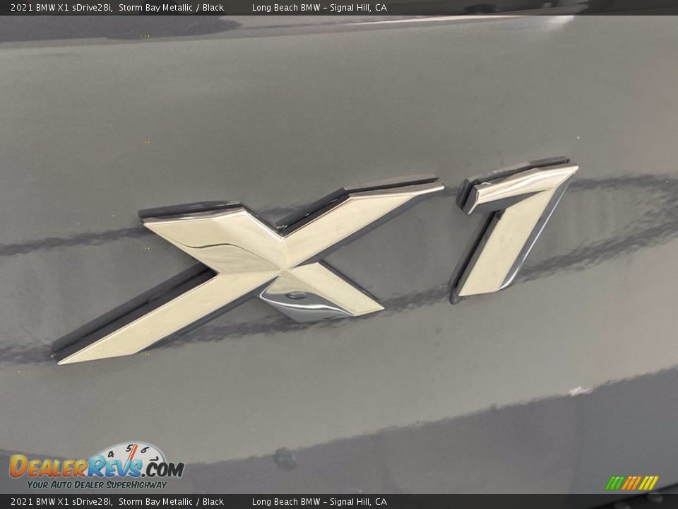2021 BMW X1 sDrive28i Storm Bay Metallic / Black Photo #8
