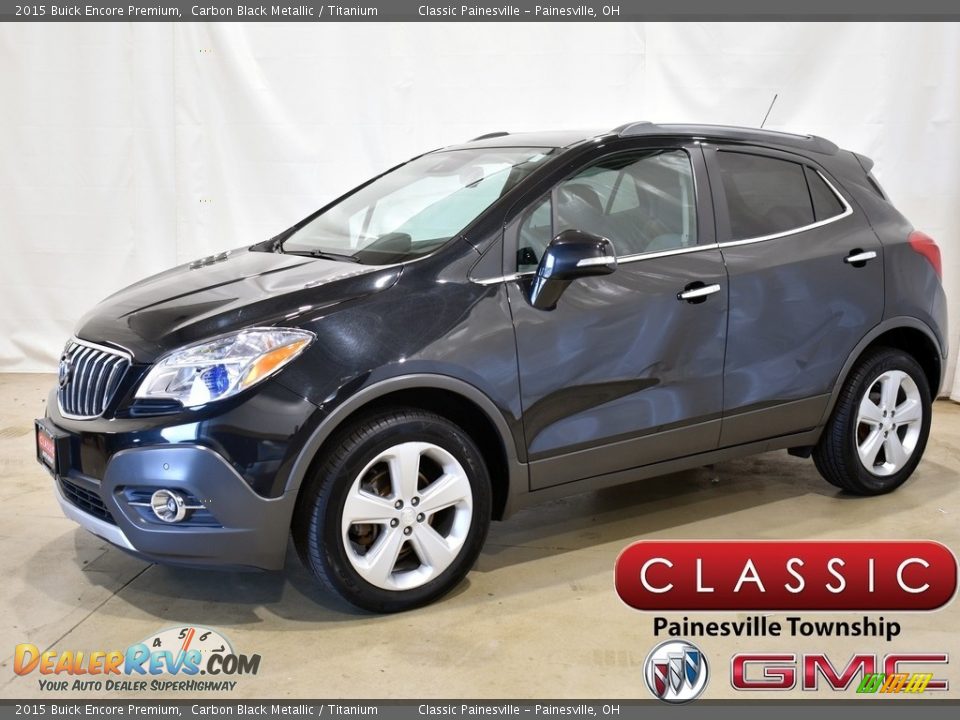 2015 Buick Encore Premium Carbon Black Metallic / Titanium Photo #1