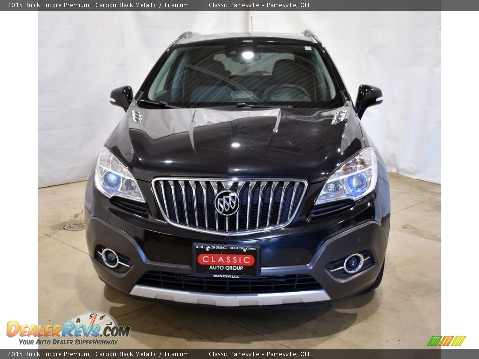 2015 Buick Encore Premium Carbon Black Metallic / Titanium Photo #4